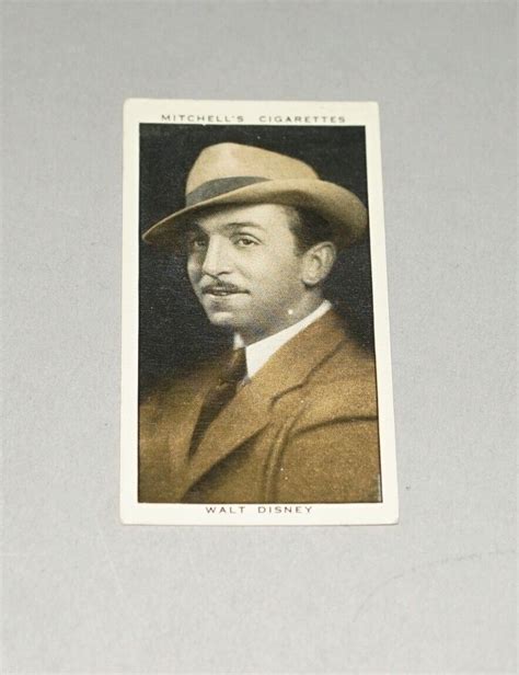 1935 MITCHELL'S CIGARETTES WALT DISNEY ENGLAND TOBACCO CARD 1 3/8" X 2 ...