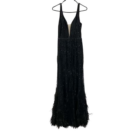 Women’s Black Formal Sequin Maxi Dress. Size S(s)