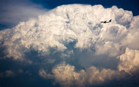 Clouds, clouds, airplane, sky, aircraft HD wallpaper | Wallpaper Flare