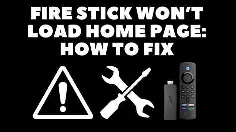 Fire Stick Won’t Load Home Page: How to Fix in minutes - Robot Powered Home