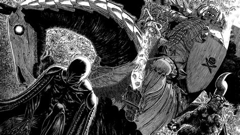 Berserk, Kentaro Miura, Griffith, monochrome, HD Wallpaper | Rare Gallery