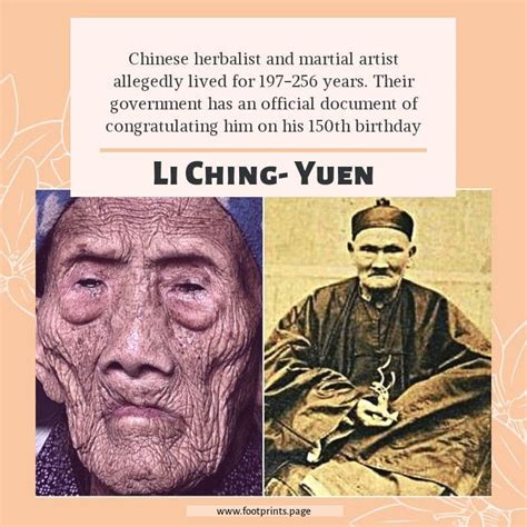 Li Ching-Yuen, the man who lived for 256 years.