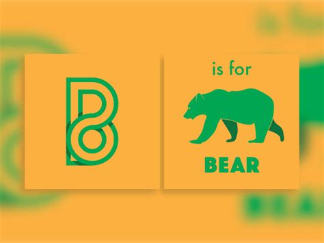 B is for Bear by Gerard Bowes on Dribbble