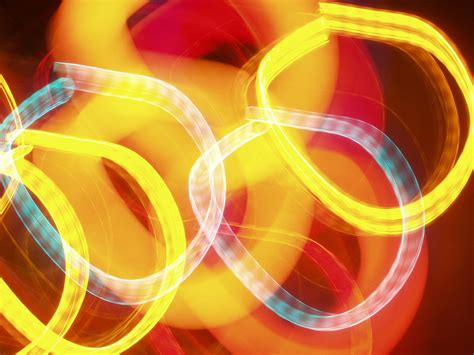 Free Images : light, wave, pattern, line, red, color, yellow, circle, neon, background image ...
