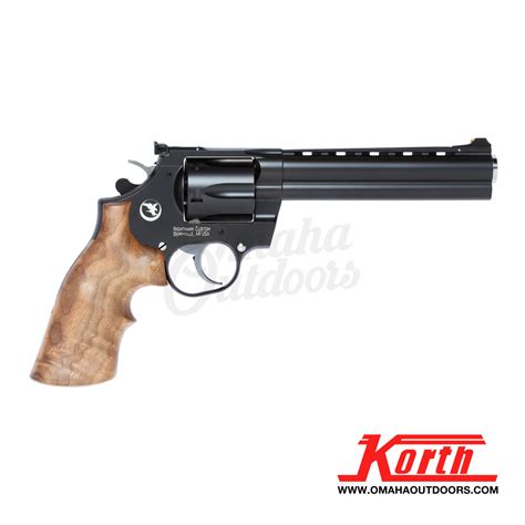 Korth Mongoose 6" Revolver 357 Magnum 6 RD - Omaha Outdoors