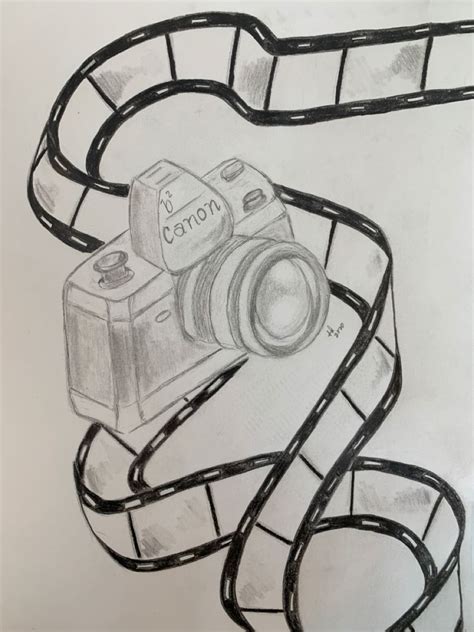 Camera Drawing | Pencil Sketch Art