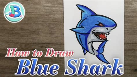 Blue Shark Drawing