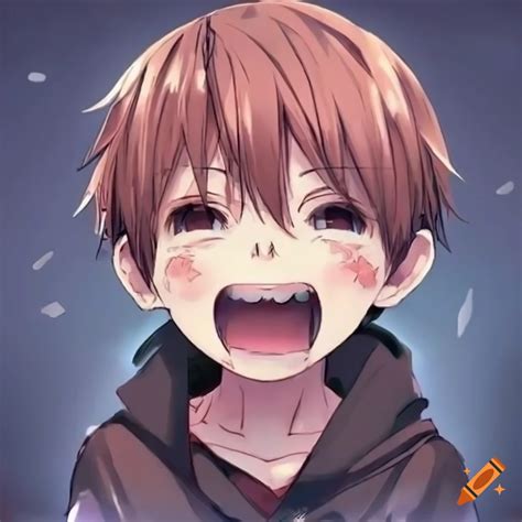 Emotional face of a cute anime child on Craiyon