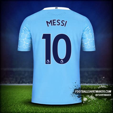 Custom Manchester City Shirt with Name and Number