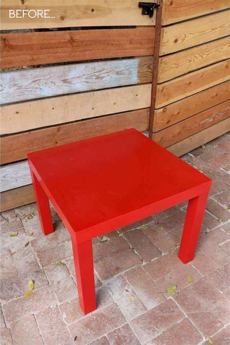Upcycled Ikea Idea Turns Prefabbed Side Table to Oh-So Fab! : HomeJelly | Furniture makeover ...