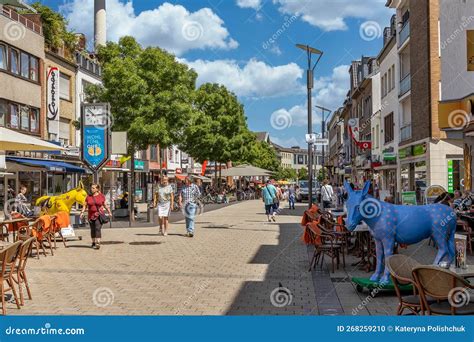 WESEL, GERMANY - May 19th, 2022: Streets of Wesel, the Town in ...