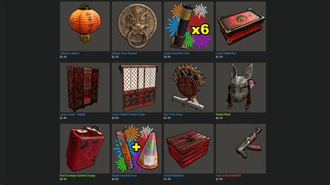 Rust Lunar New Year Items 2023 - Gamer Digest