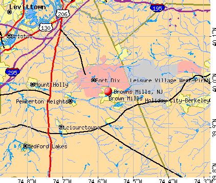 Browns Mills, New Jersey (NJ 08015) profile: population, maps, real estate, averages, homes ...