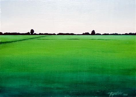 Green Landscape - Oil Painting - Fine Arts Gallery - Original fine Art Oil Paintings, Watercolor ...