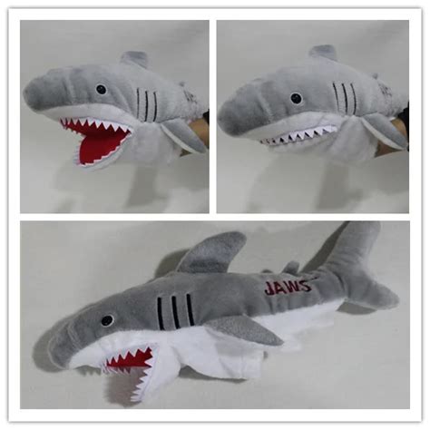 JAWS Great White Shark 35cm Plush Toy Jaws Stuffed Animal Toy Doll Kids Birthday Gift on ...