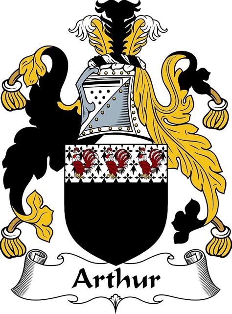 "Arthur Coat of Arms / Arthur Family Crest" by ScotlandForever | Redbubble