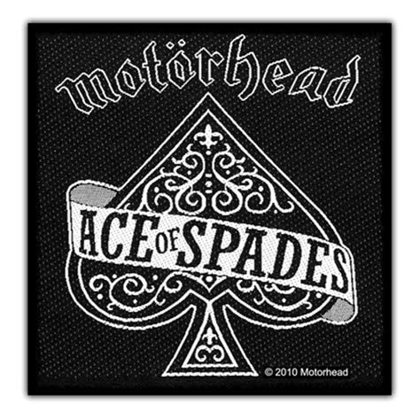 Motorhead Ace Of Spades Patch Swag | Loudtrax