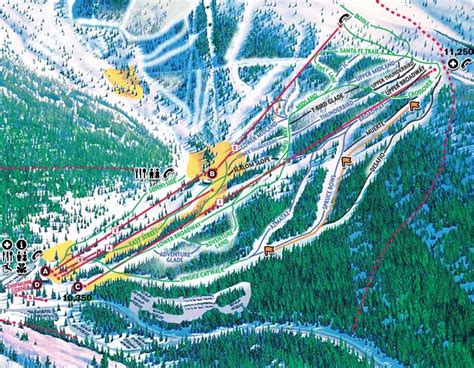 Trail Map & Grooming Report - Ski Santa Fe | Trail maps, Ski area, Area map