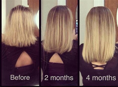 MONAT Before & After | Monat hair, Hair color formulas, Monat hair growth