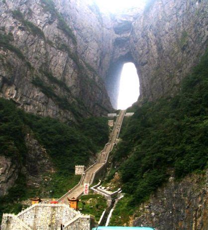 Stairs Of China Heaven Gate Tianmen Shan