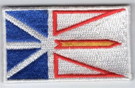 Newfoundland Flag Patch Embroidered Iron on Applique | Etsy