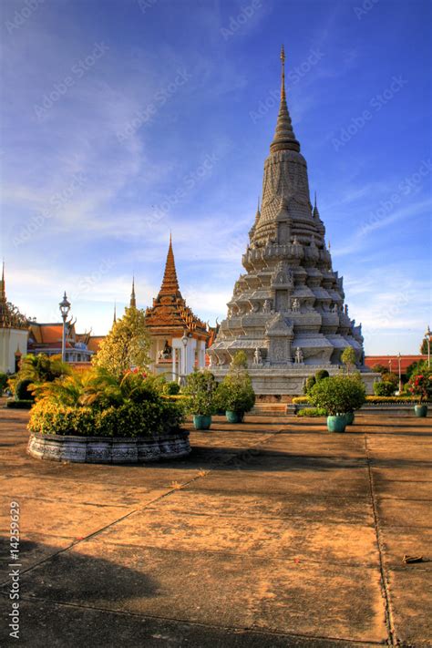 Silver Pagoda - Phnom Penh - Cambodia Stock Photo | Adobe Stock