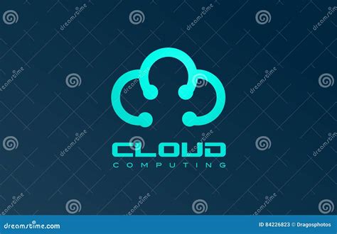 Blue Cloud Logo Icon Design Stock Vector - Illustration of blue, upload: 84226823