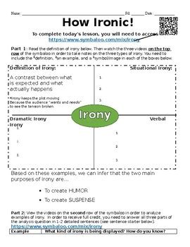 The Most Dangerous Game- Irony Analysis by Last Minute Lessons | TpT