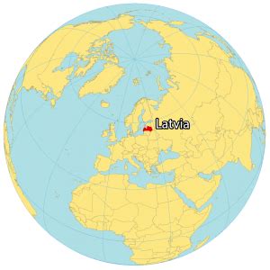 Map of Latvia - GIS Geography