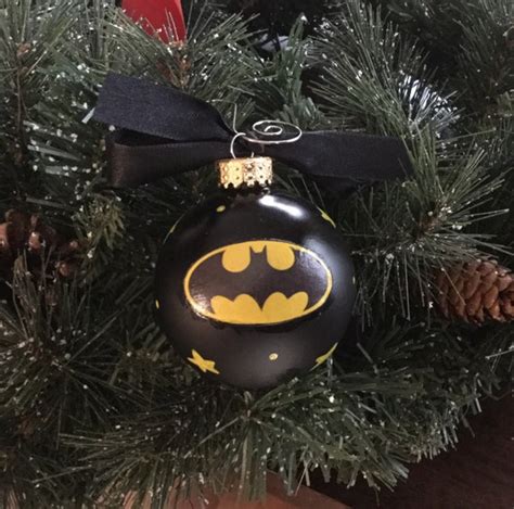 Personalized Batman Christmas Ornament