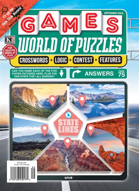 Games World of Puzzles September 2022 (Digital) - DiscountMags.com