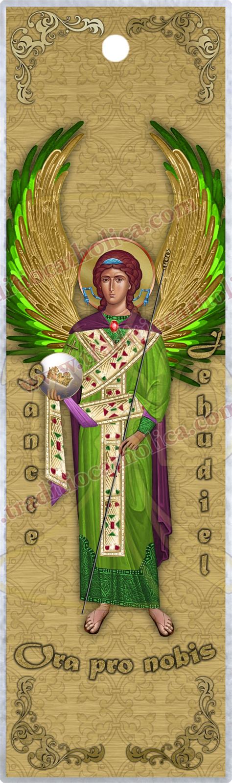 Saint Jehudiel Archangel Laminated Bookmark. Orthodox Icon - Etsy UK