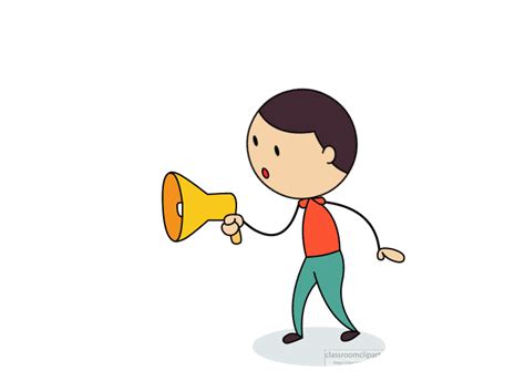 Animated Clipart - student-talking-into-megaphone-animated-clipart - Animated Gif