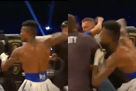 Blueface Punches Fan Who Rushed Boxing Ring After Blueface Won