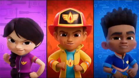 Firebuds Long Character Introduction Promo On Disney Junior - YouTube