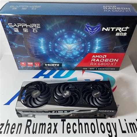 Ready Stock Rx 6800xt Video Card 16gb Gddr6 7nm 256-bit Rx 6700 Xt ...