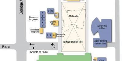 Mission college map - LA mission college map (California - USA)