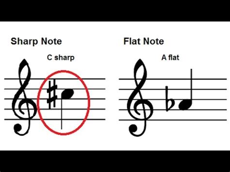 How To Read Music - Accidentals - Sharps and Flats on the Staff - Piano ...