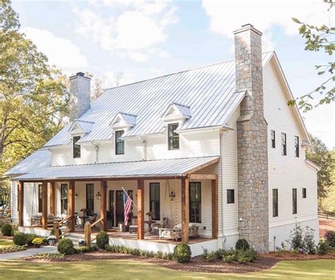 Farmhouse Is My Style on Instagram: “perfect covered porch and wood ...