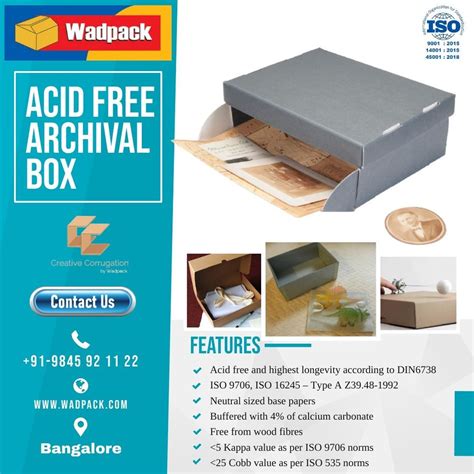 Acid Free Archival Storage Boxes at Rs 1200/piece | Storage Container ...