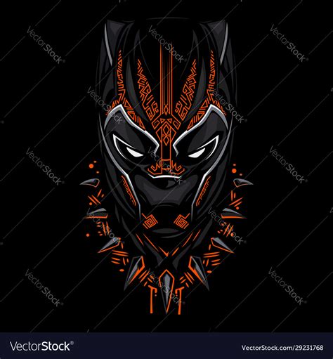 Black panther Royalty Free Vector Image - VectorStock