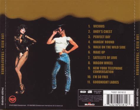 Transformer (CD Back Cover) - Lou Reed Photo (24175960) - Fanpop