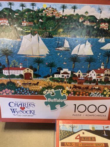 Charles Wysocki 1000 piece Buffalo puzzles set of 3 | #4617650639