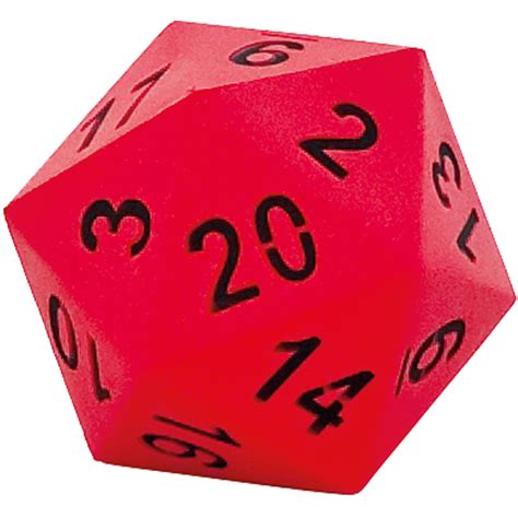 HART 20 Sided Dice Red | PT/Group Fitness | HART Sport