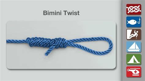 How to Tie a Bimini Twist Knot - YouTube