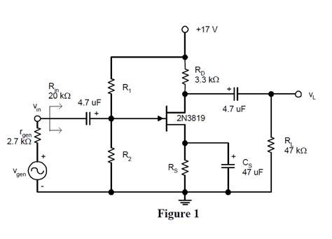 Common-Source JFET Amplifier problem