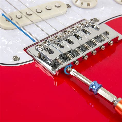 Adjust Electric Guitar Bridge