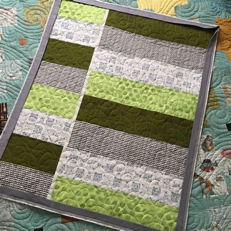 Simple Modern Baby Quilt