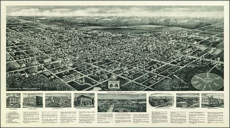 Egg Harbor City New Jersey Vintage Map Birds Eye View 1924 Photograph by Carol Japp - Pixels