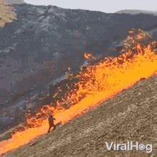 Gushing Lava Viralhog GIF - Gushing Lava Viralhog Lava - Discover ...